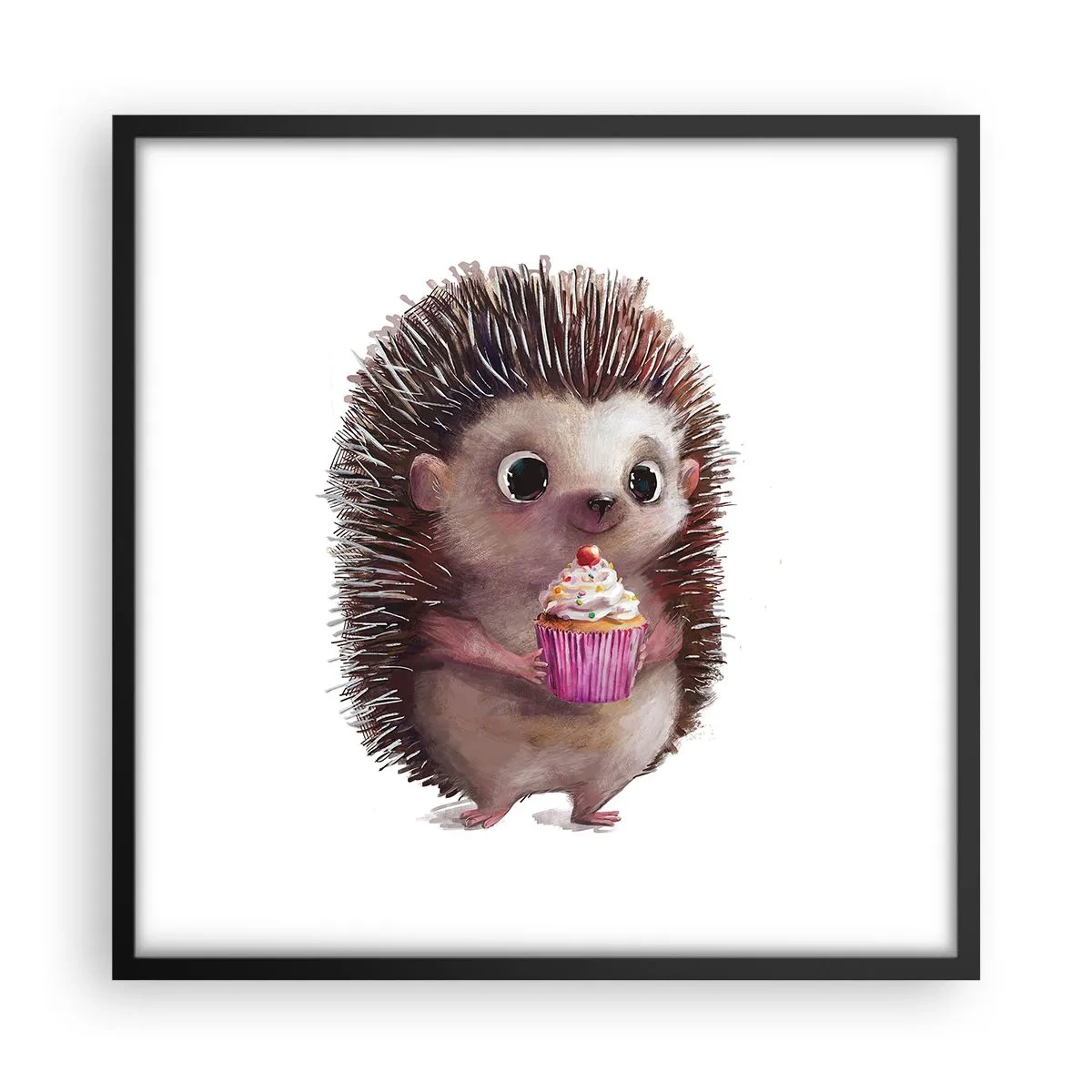 Poster in cornice nera - Festa ogni giorno - 50x50 cm