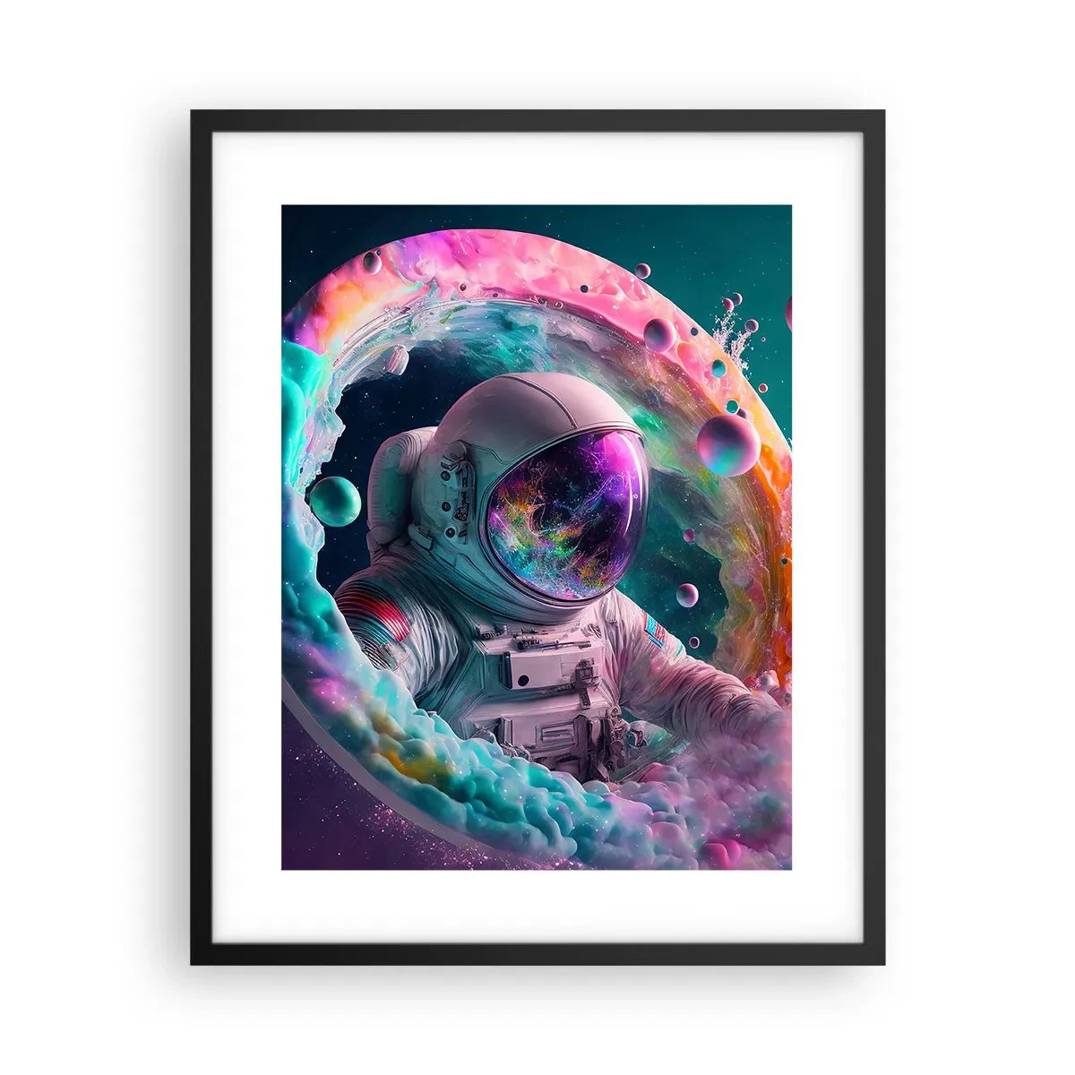 Poster in cornice nera - Stargate - 40x50 cm