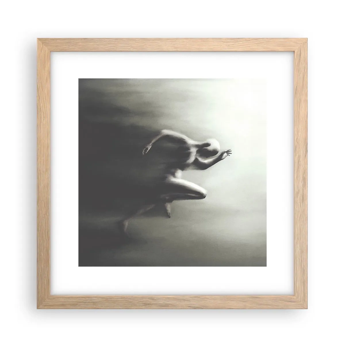 Poster in cornice rovere chiaro - Inarrestabile - 30x30 cm