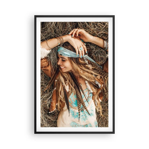 Poster in cornice nera - Verso gli anni dell'amore - 61x91 cm