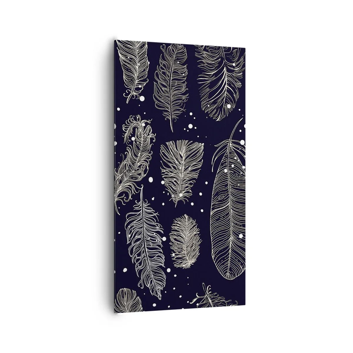 Quadro su tela - Stampe su Tela - Pizzo piumato - 65x120 cm