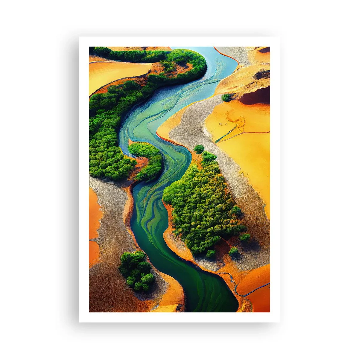 Poster - Il fiume della vita - 70x100 cm