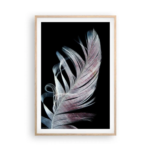 Poster in cornice rovere chiaro - Pensa al tocco - 61x91 cm