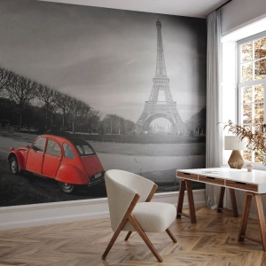 Fotomurali Premium Sand - Più parigine di Parigi - Città, Torre Eiffel, Parigi - 450x315 cm