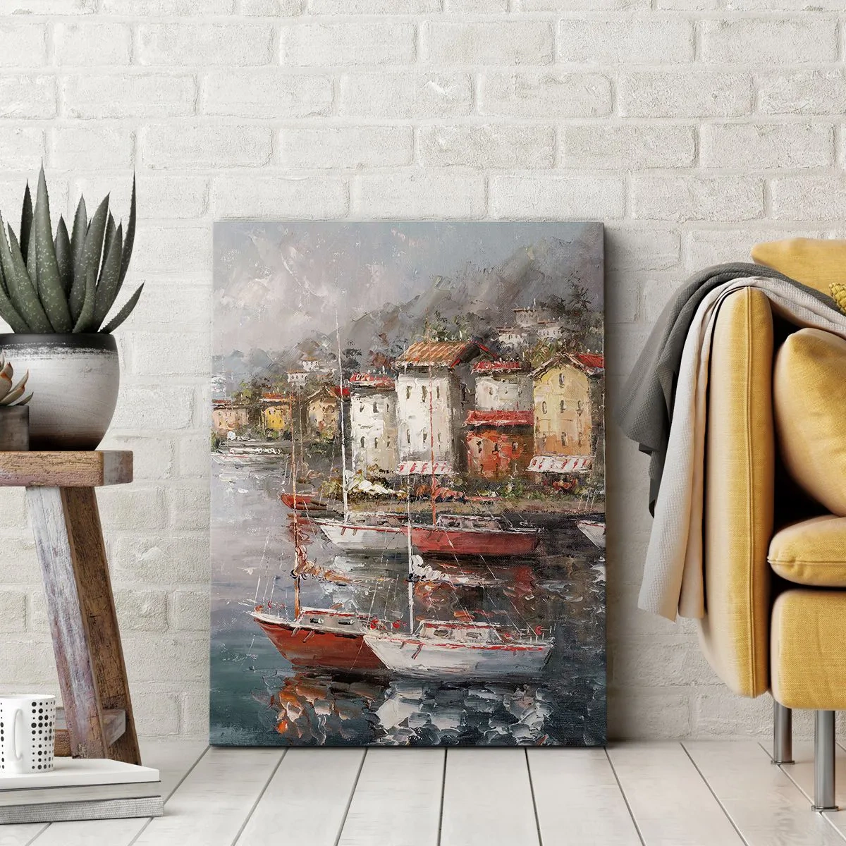 Quadro su tela - Stampe su Tela - Molo romantico - 55x100 cm