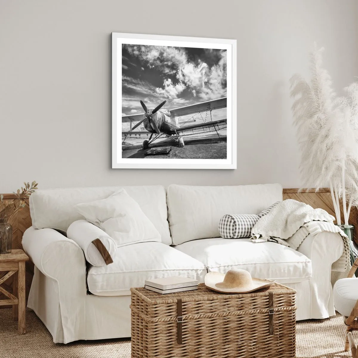 Poster in cornice bianca - Non vedo l'ora! - 60x60 cm