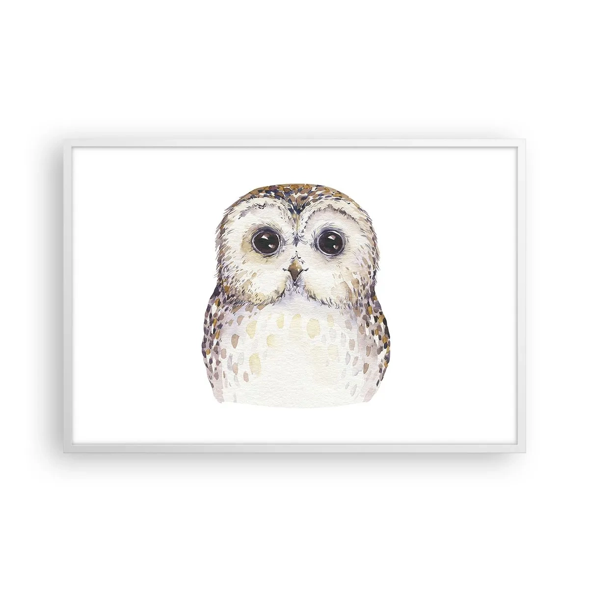 Poster in cornice bianca - Guardami negli occhi - 91x61 cm