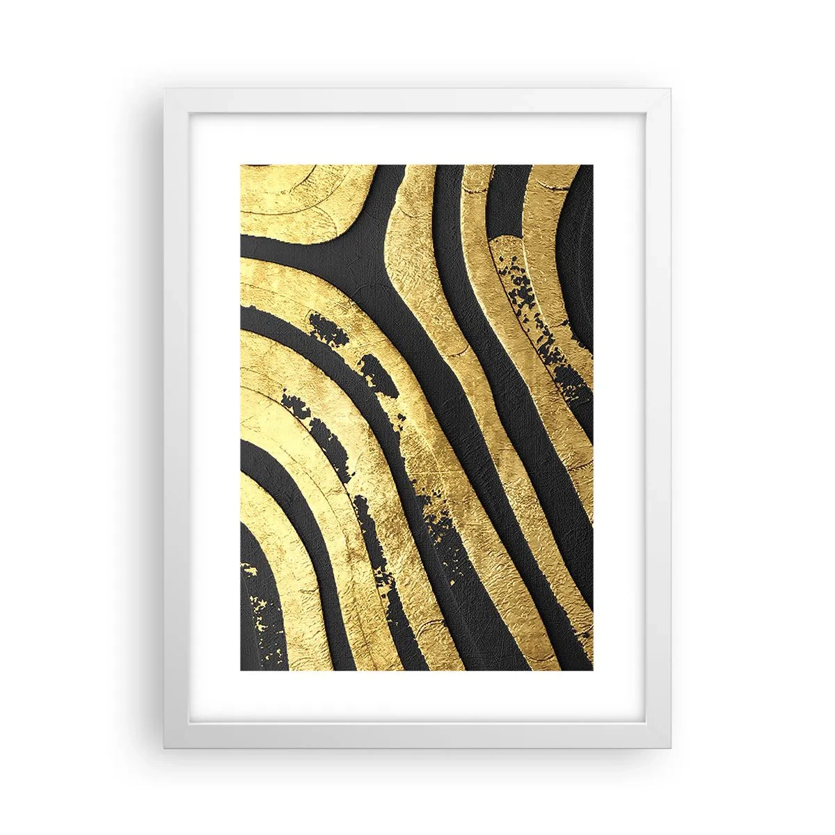 Poster in cornice bianca - Tutto scorre - 30x40 cm