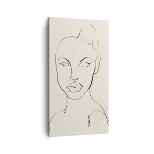 Quadro su tela - Stampe su Tela - Profilo di sensualità - 45x80 cm