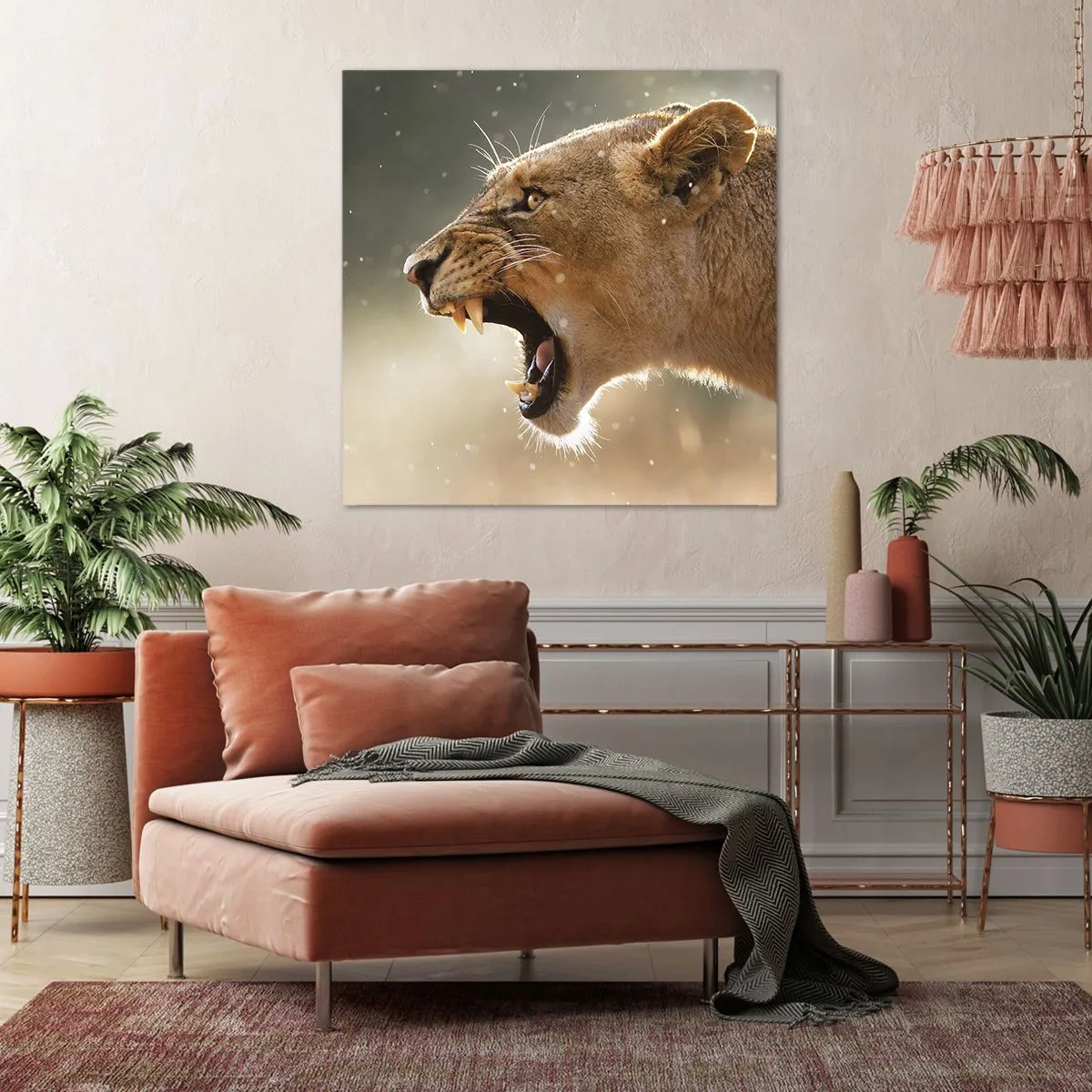 Quadro su tela - Stampe su Tela - Prova a non ascoltare - 70x70 cm