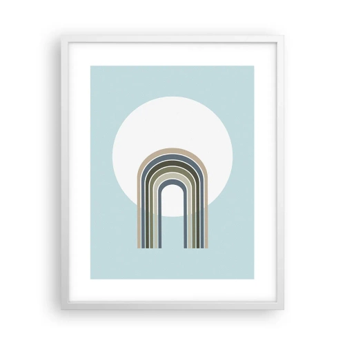 Poster in cornice bianca - Attrazione irresistibile - 40x50 cm