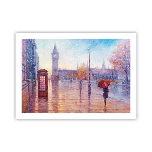Poster - Giorno d'autunno a Londra - 70x50 cm