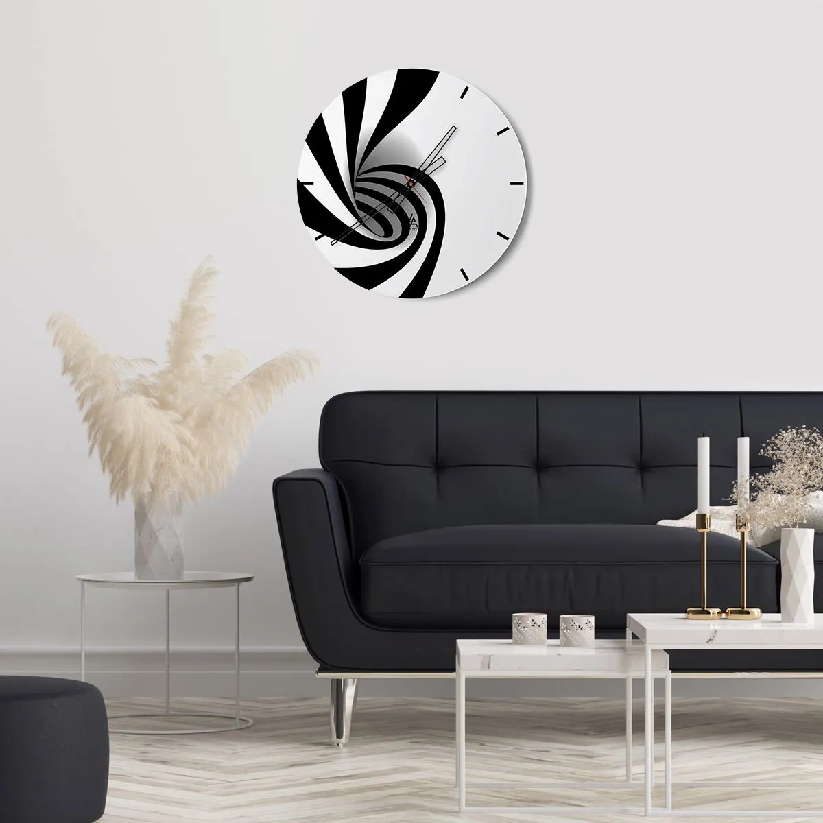 Orologio da parete - Orologio in Vetro - Eppur si muove - 30x30 cm