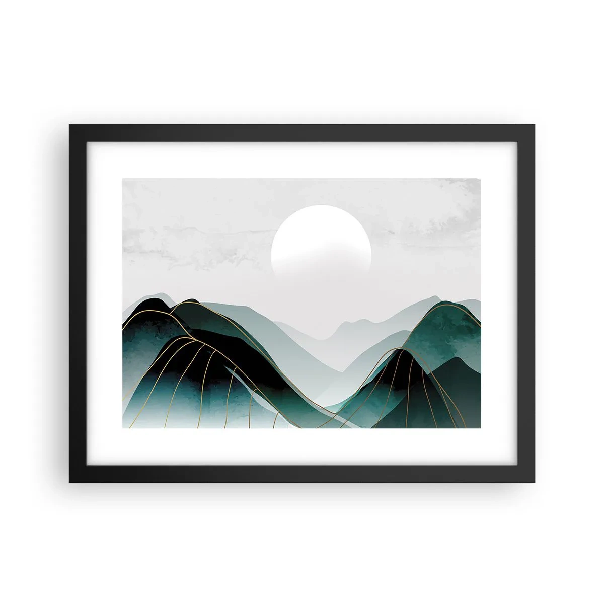 Poster in cornice nera - In tutta la maestà - 40x30 cm