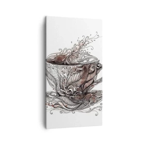 Quadro su tela - Stampe su Tela - Il tè fa bene a tutto - 45x80 cm