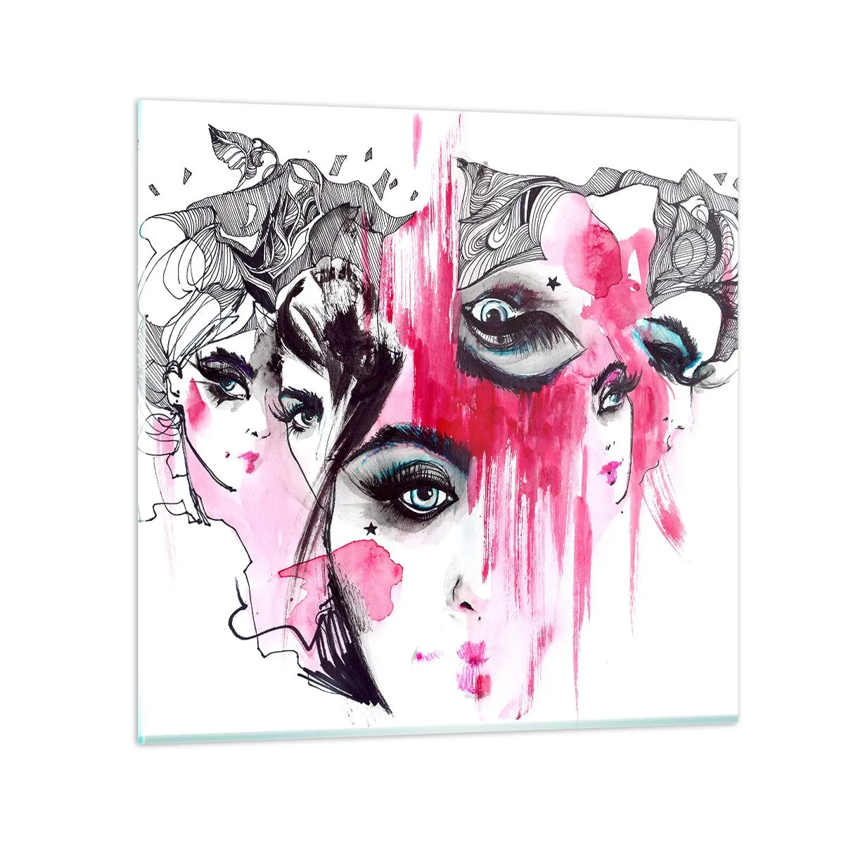 Quadro su vetro - , - 70x70 cm