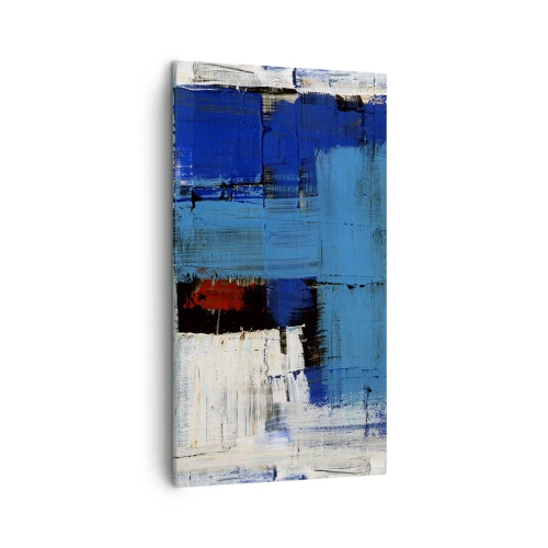 Quadro su tela - Stampe su Tela - I segreti del blu - 45x80 cm