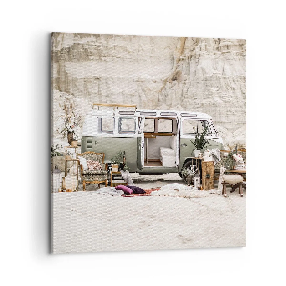 Quadro su tela - Stampe su Tela - è tempo di viaggiare - 60x60 cm