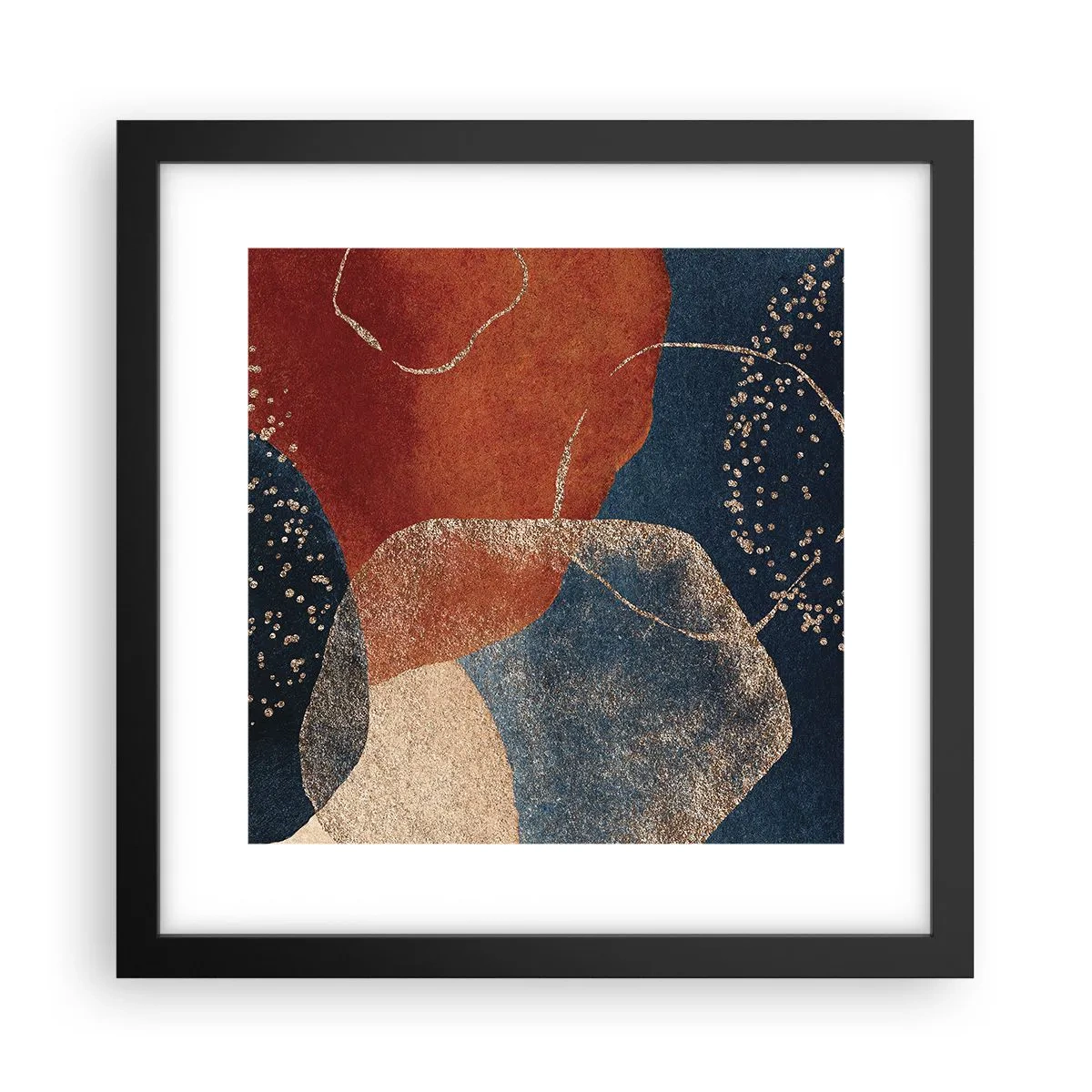 Poster in cornice nera - La leggerezza dell'essere - 30x30 cm