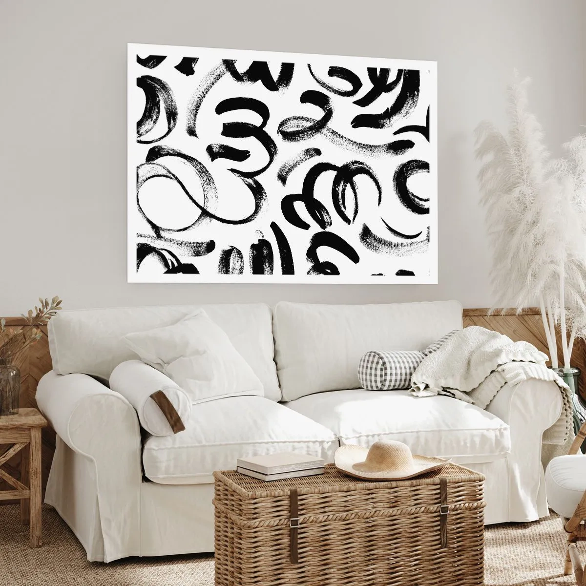 Poster - Nero su bianco - 91x61 cm