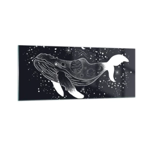 Quadro su vetro - Nell'oceano dell'universo - 100x40 cm