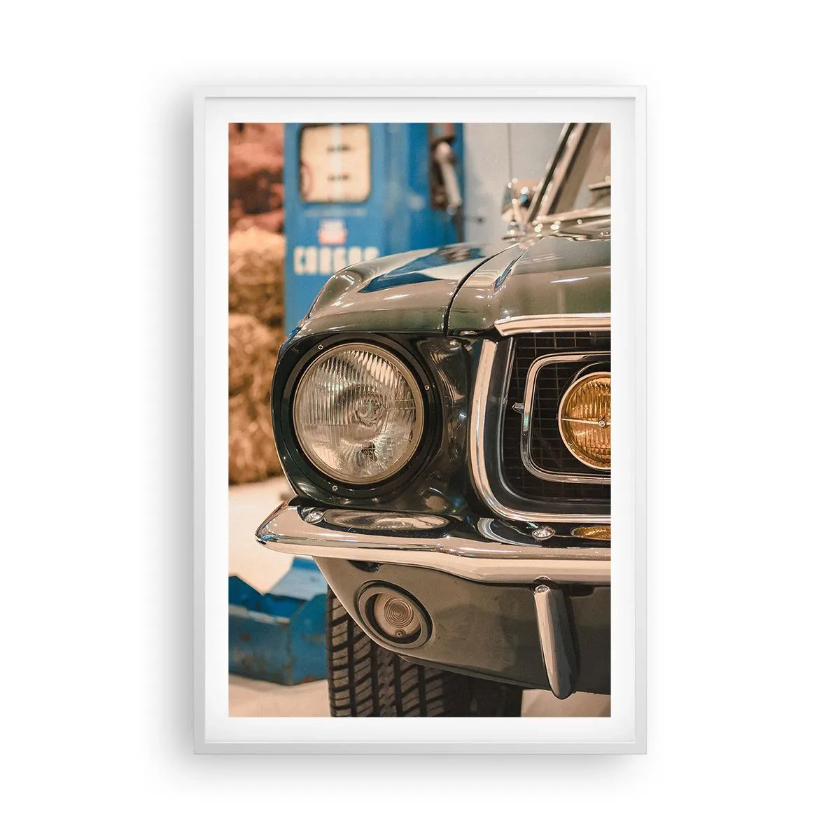 Poster in cornice bianca - Incontro con la leggenda - 61x91 cm