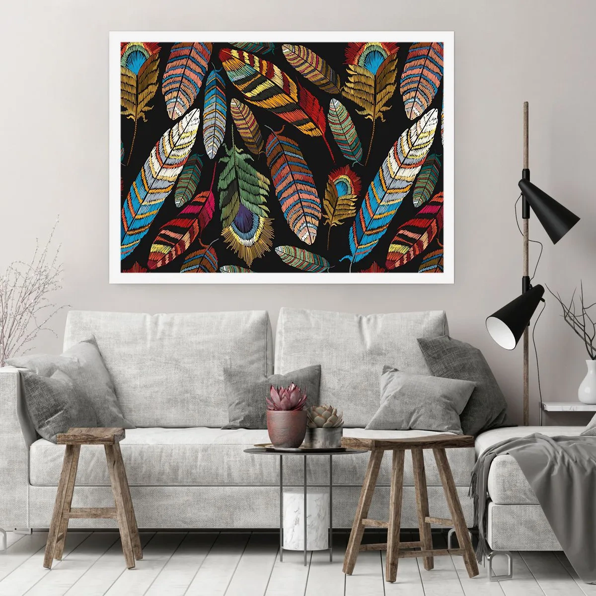 Poster - Il carnevale degli uccelli - 40x30 cm