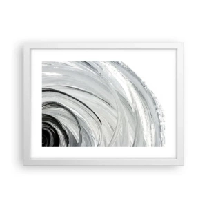 Poster in cornice bianca - Composizione orbitale - 40x30 cm