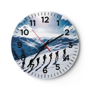 Orologio da parete - Orologio in Vetro - La squadra dei conquistatori - 30x30 cm