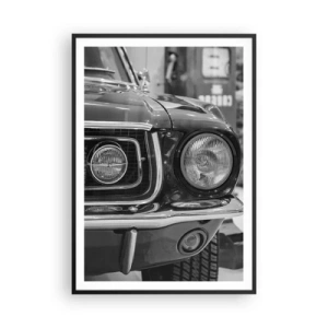 Poster in cornice nera - A rotta di collo - 70x100 cm