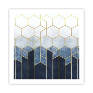 Poster - Composizione a ritmo sincopato - 60x60 cm