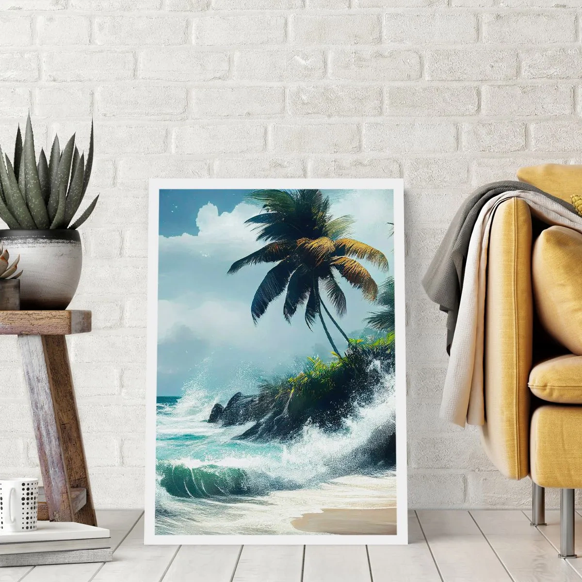 Poster - Sulla riva tropicale - 30x40 cm