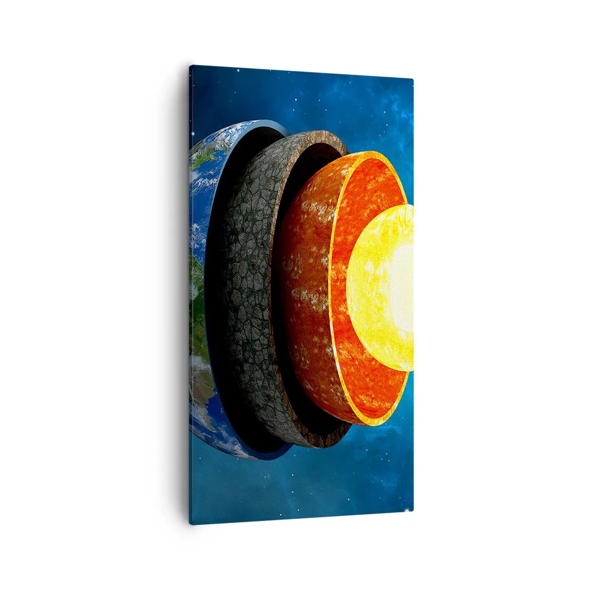 Quadro su tela - Stampe su Tela - Viaggio al centro della terra - 55x100 cm