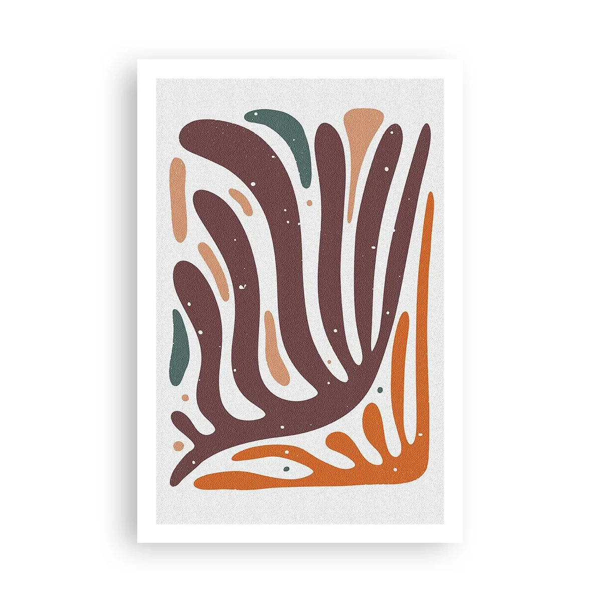 Poster - Composizione organica raggiante - 61x91 cm