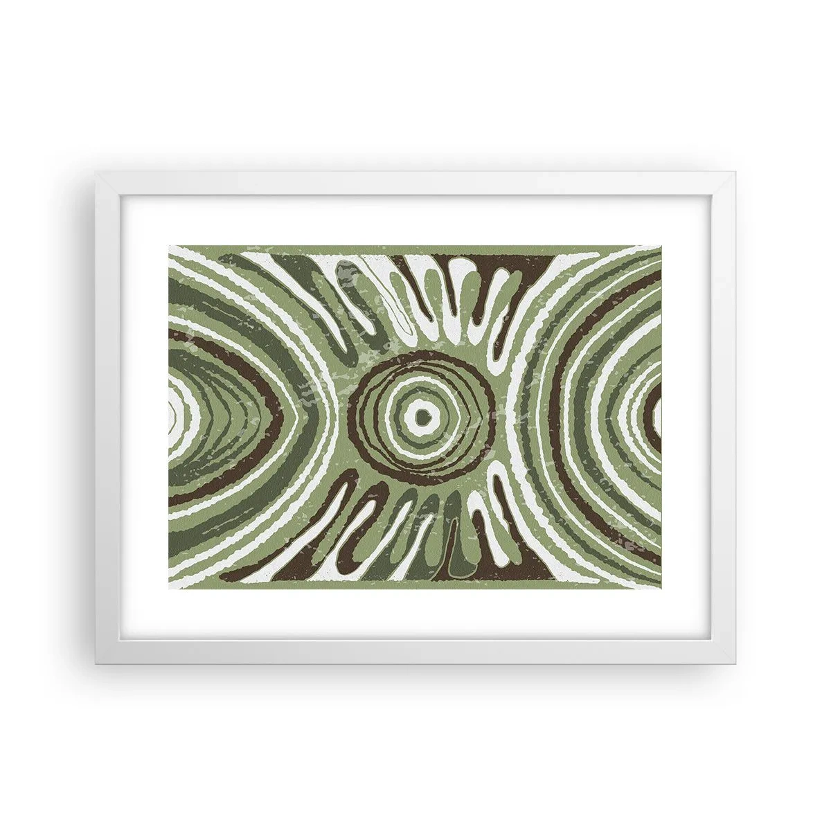 Poster in cornice bianca - Esplosione di emozioni - 40x30 cm