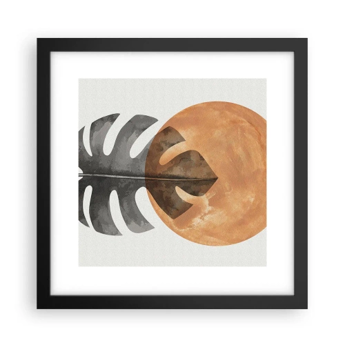 Poster in cornice nera - Sempre il sole - 30x30 cm