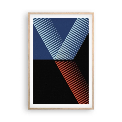 Poster in cornice rovere chiaro - Una storia semplice - 61x91 cm
