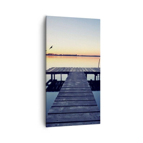 Quadro su tela - Stampe su Tela - È stata una buona giornata - 55x100 cm