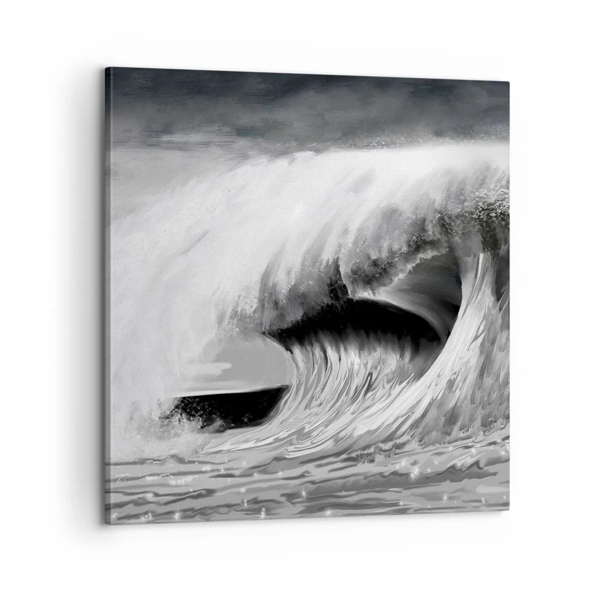 Quadro su tela - Stampe su Tela - La furia dell'oceano - 60x60 cm