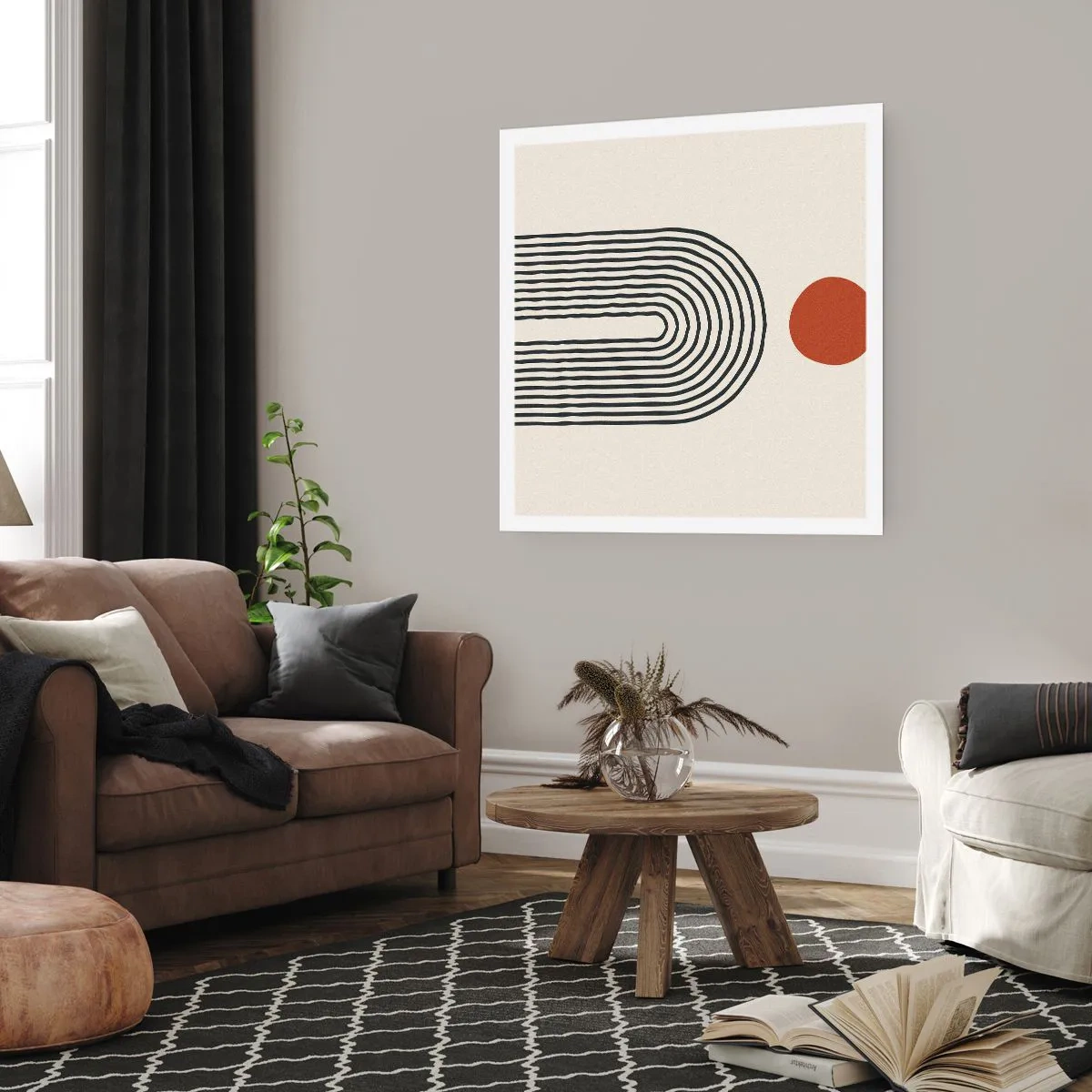 Poster - Magnetismo di forme e colori - 40x40 cm