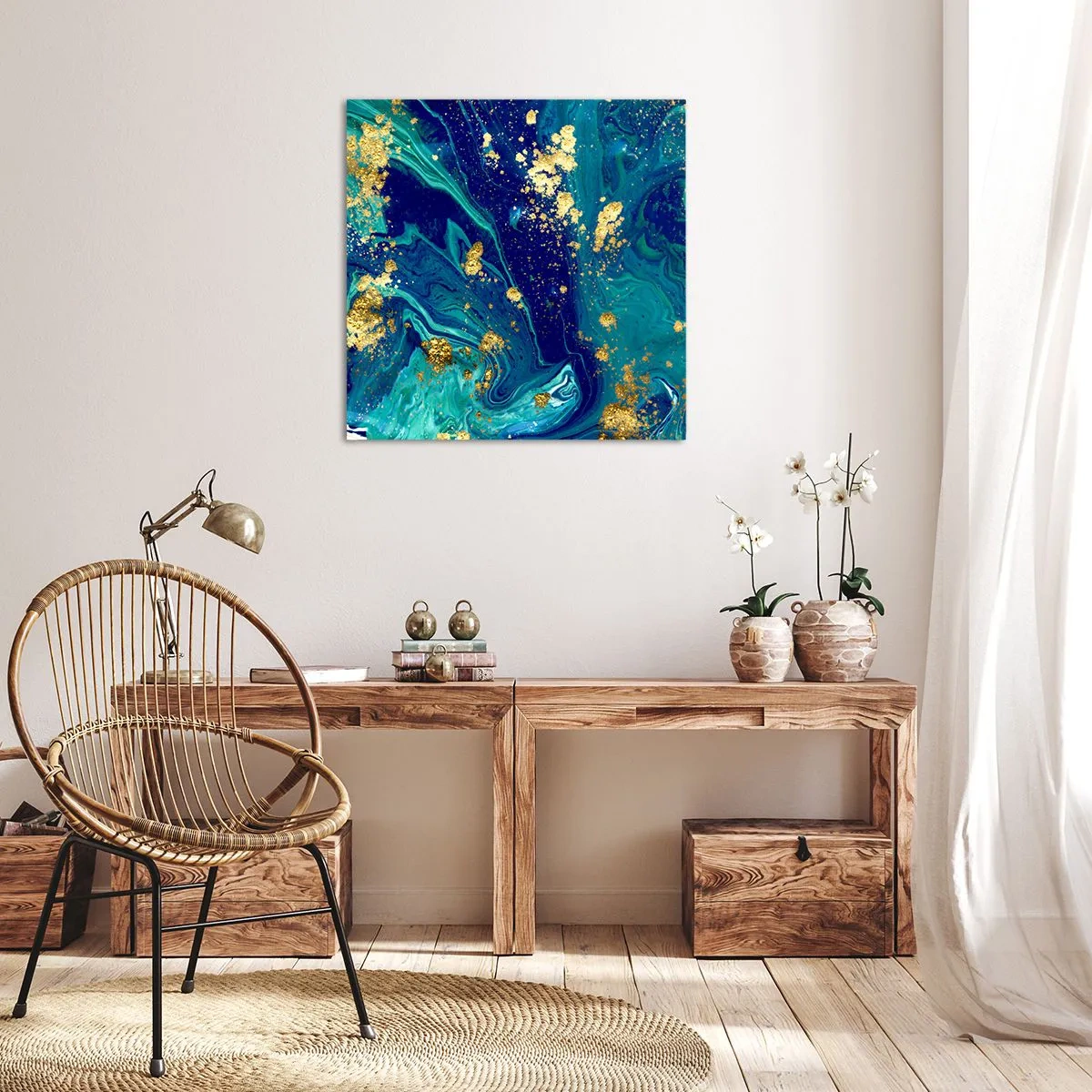 Quadro su tela - Stampe su Tela - Petali di sole - 30x30 cm