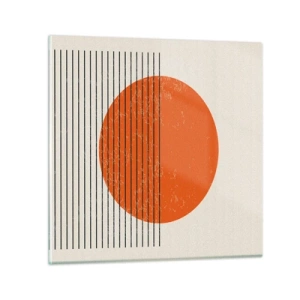 Quadro su vetro - Sempre il sole - 70x70 cm