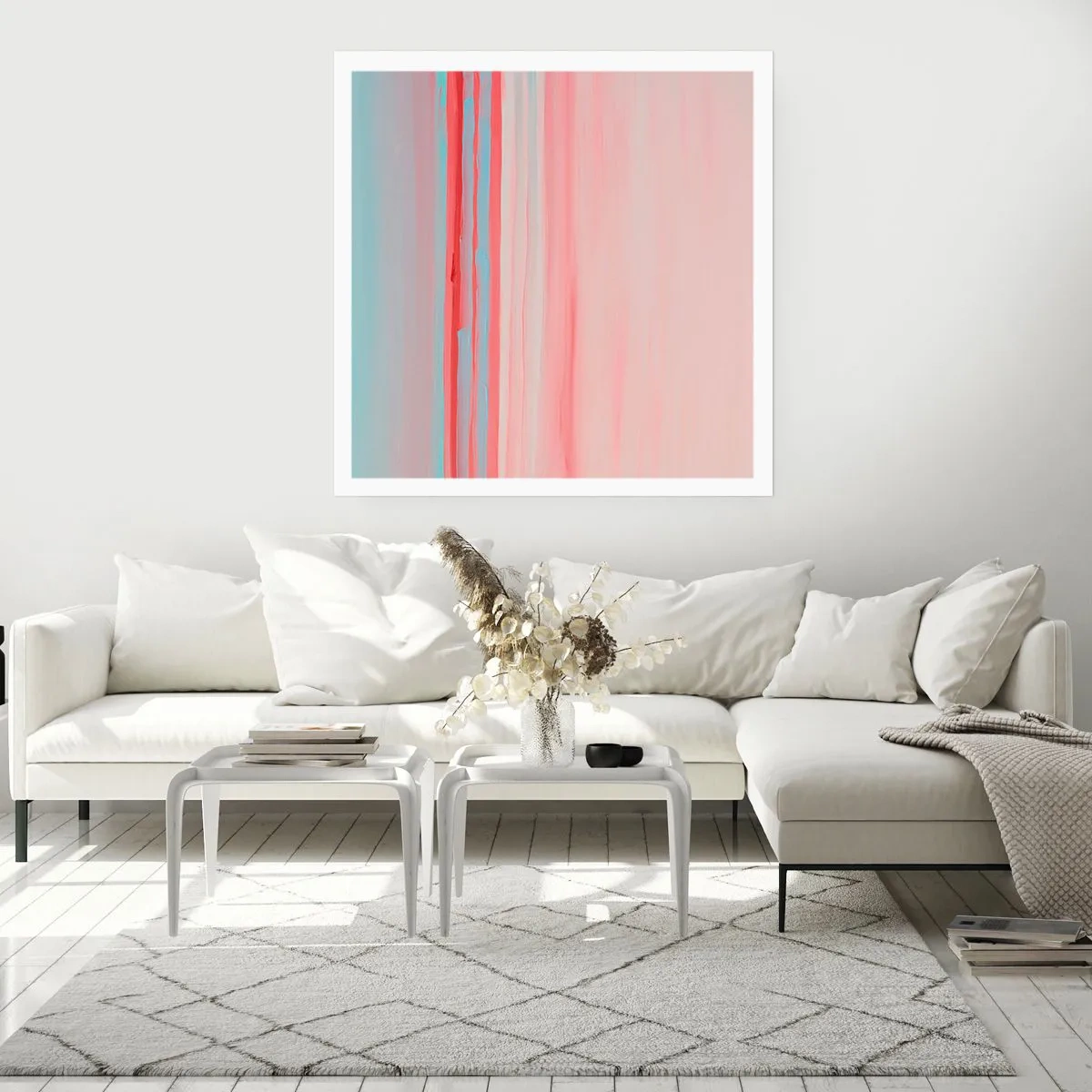 Poster - Astrazione all'alba - 30x30 cm