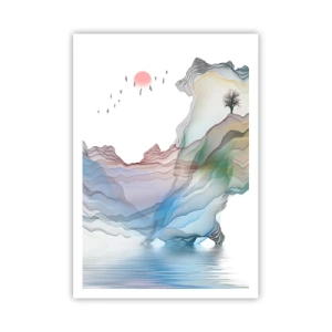 Poster - Verso i monti di cristallo - 70x100 cm