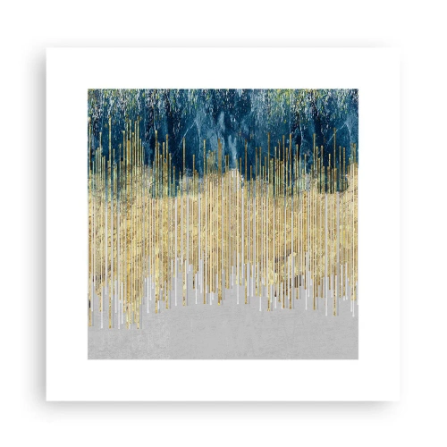 Poster - Confine dorato - 30x30 cm