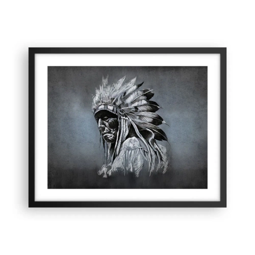 Poster in cornice nera - Ritorno alle radici - 50x40 cm