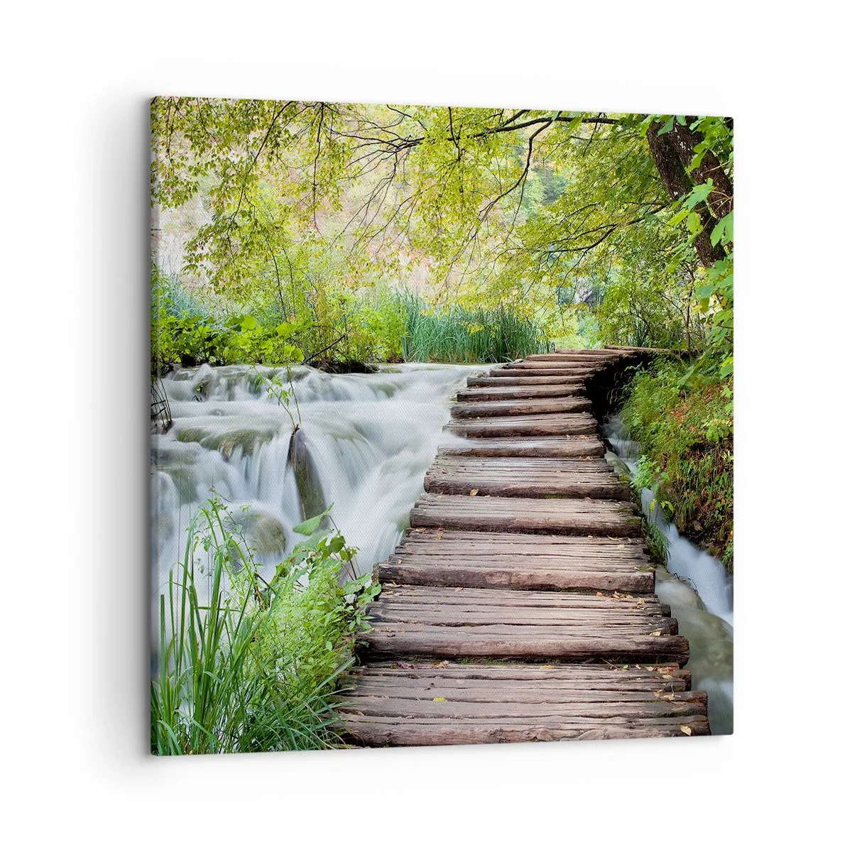 Quadro su tela - Stampe su Tela - Acqua per niente tranquilla - 50x50 cm