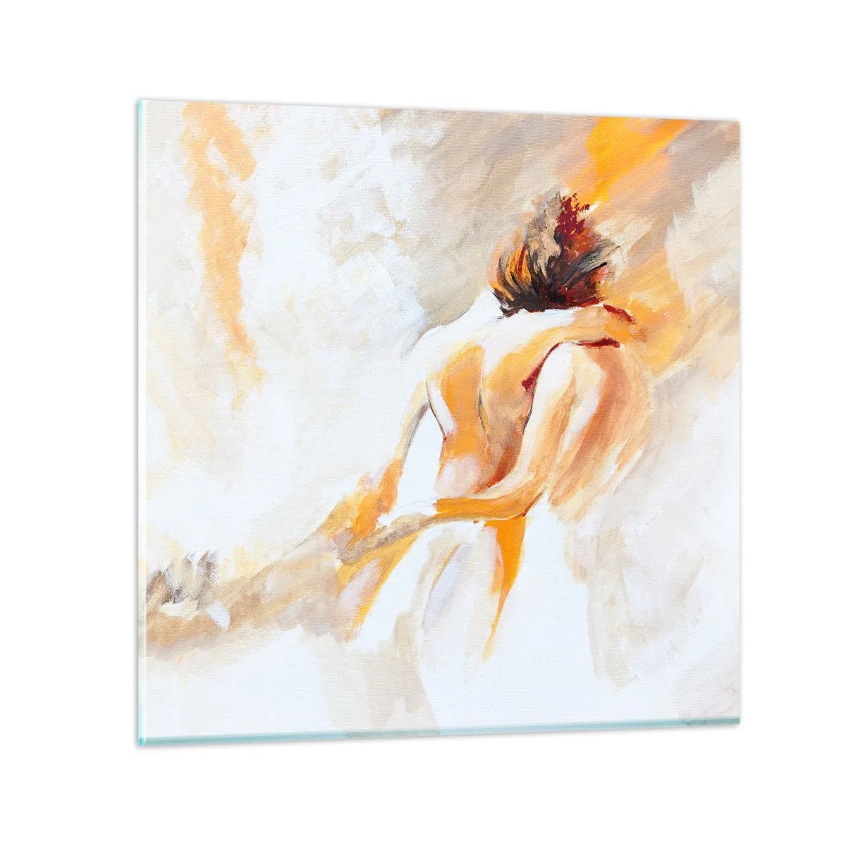 Quadro su vetro - Nel cielo dell'intimità - 30x30 cm