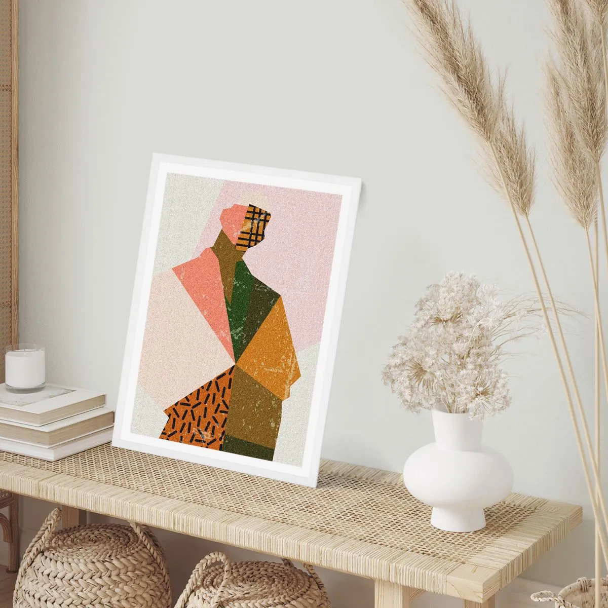 Poster in cornice bianca - L'uomo: un essere complesso - 40x50 cm