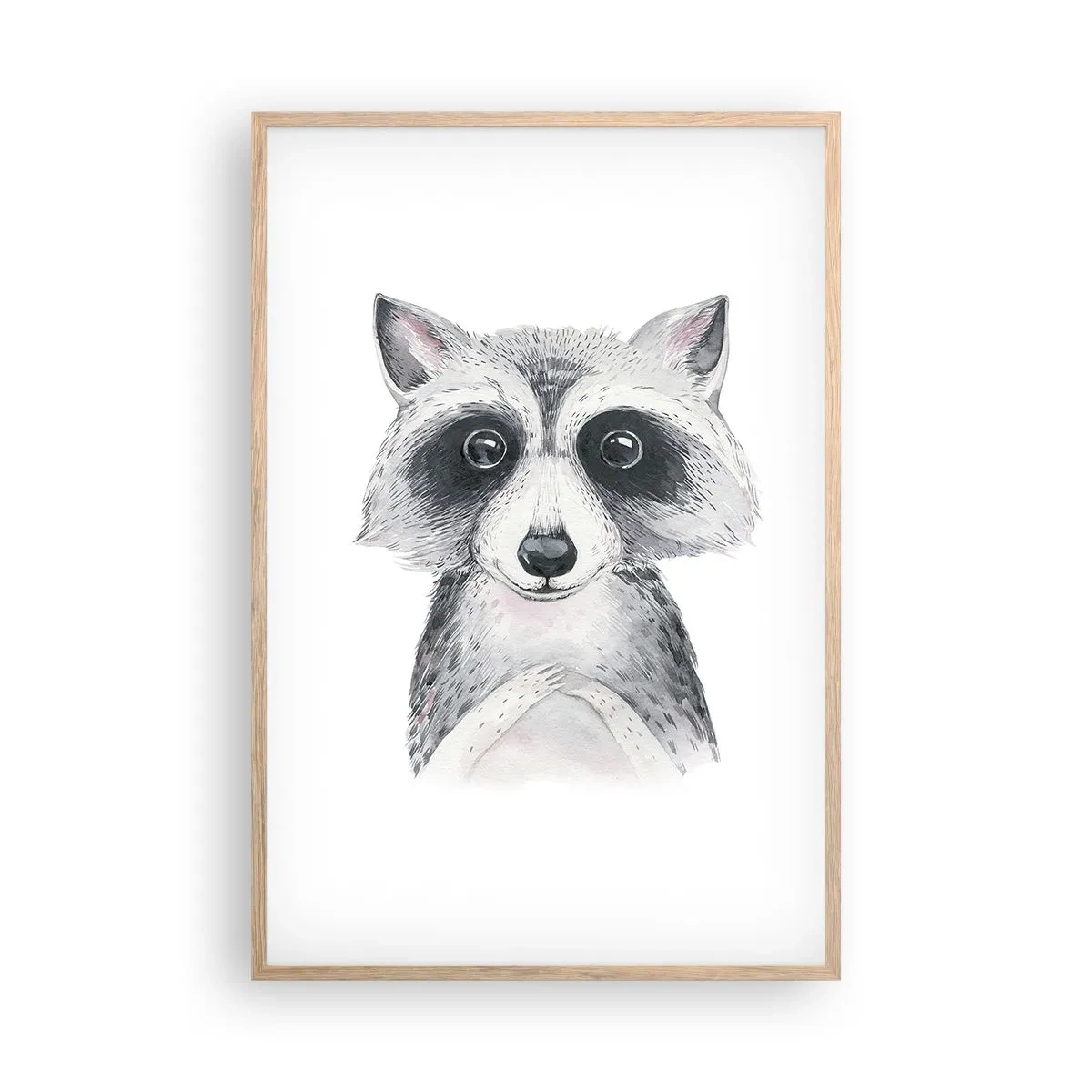 Poster in cornice rovere chiaro - Un attimo di commozione - 61x91 cm